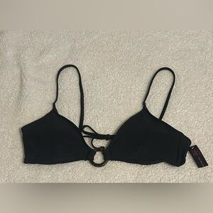 No Boundaries Women’s Black Bikini Top New With Tags Size Large (11-13)